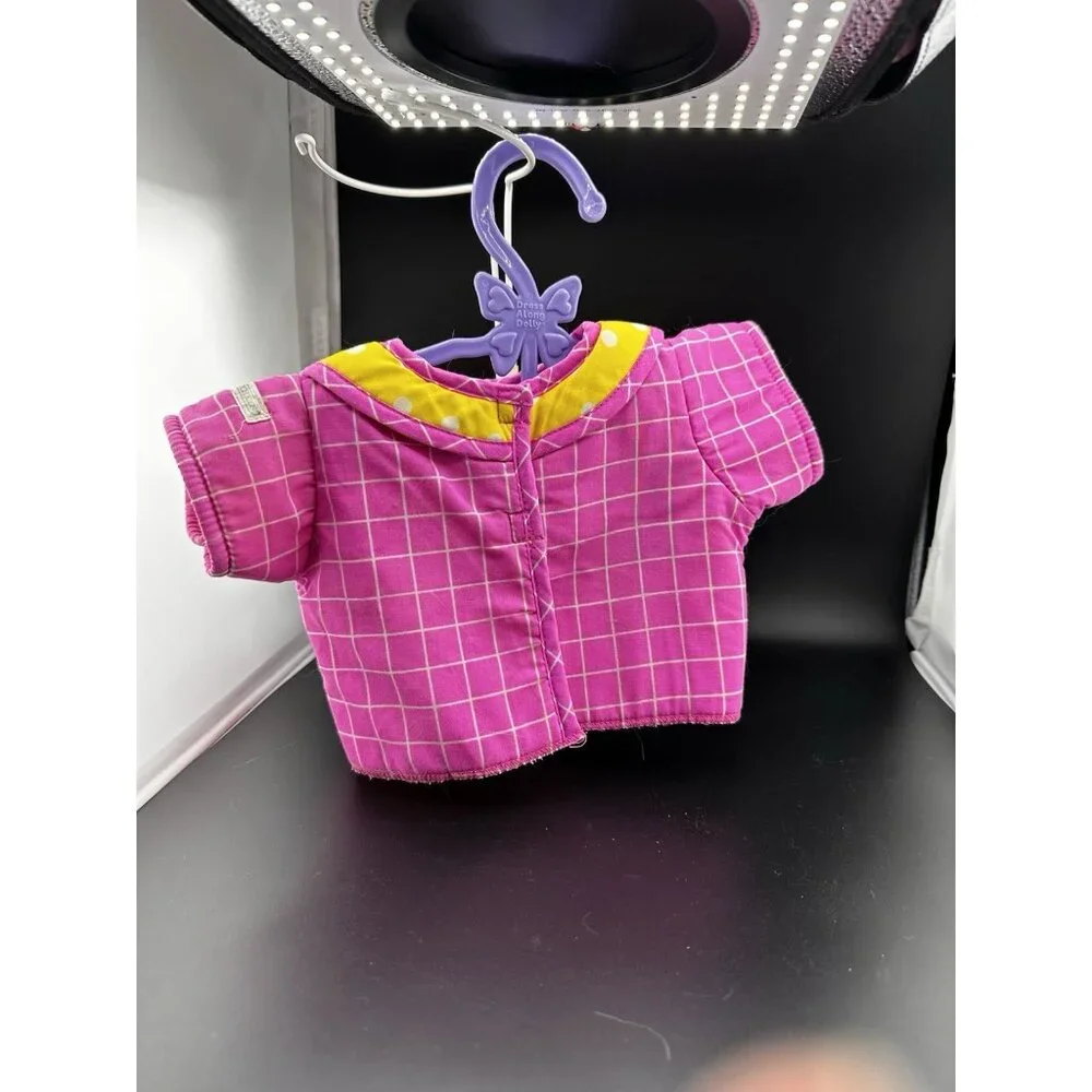 Vtg 1985 16” Dolls Cabbage Patch Circus Kids Coleco Squeaks Clown Shirt Tie Pink
